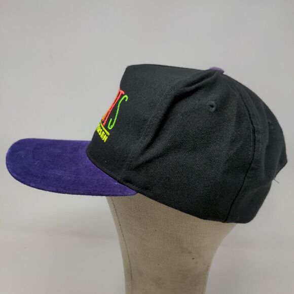 San Sun Men's Snapback Hat Black OSFA WRTV6 Sportsnuts Ed Sorensen Vintage - Picture 5 of 11